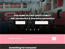 Tablet Screenshot of abcsgymnastics.com